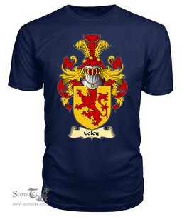 ScotsTee Coley Coat Of Arms Family Crest England V23 T Shirt