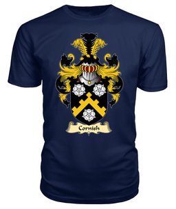 ScotsTee Cornish Coat Of Arms Family Crest England V23 T Shirt