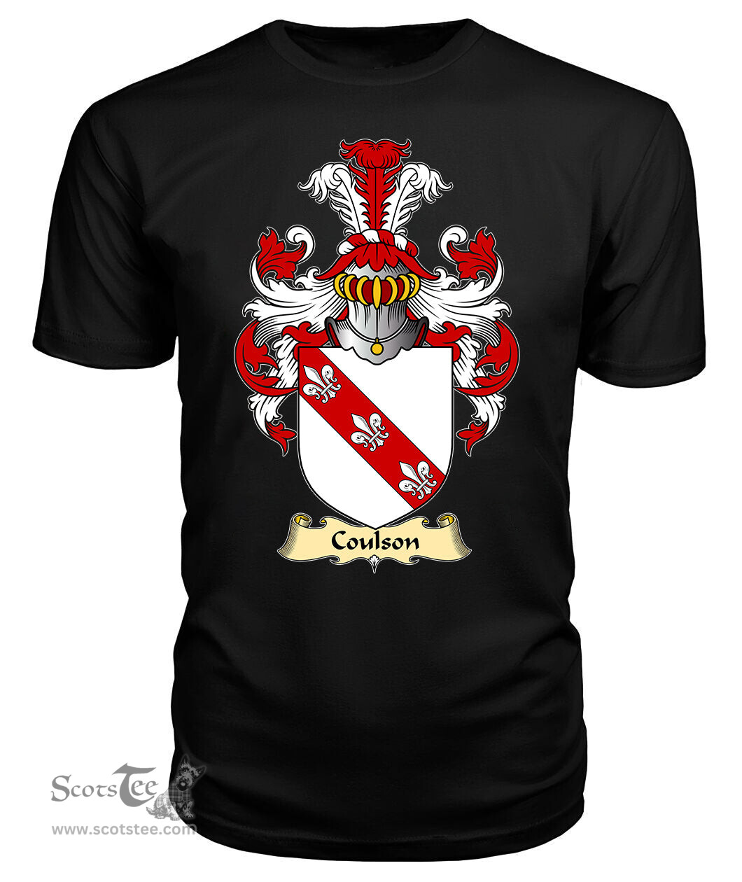 ScotsTee Coulson Coat Of Arms Family Crest England V23 T Shirt