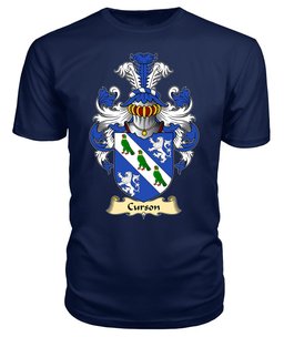 ScotsTee Curson Coat Of Arms Family Crest England V23 T Shirt