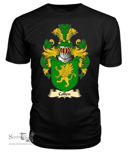ScotsTee Collen or Collings Coat Of Arms Family Crest England V23 T Shirt