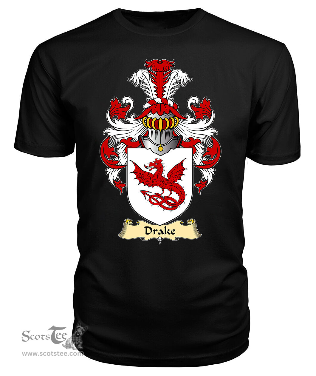 ScotsTee Drake Coat Of Arms Family Crest England V23 T Shirt