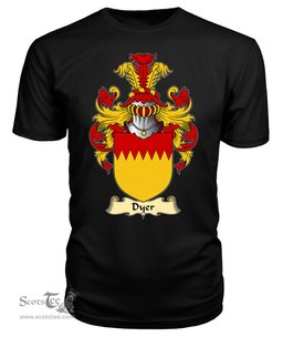 ScotsTee Dyer Coat Of Arms Family Crest England V23 T Shirt