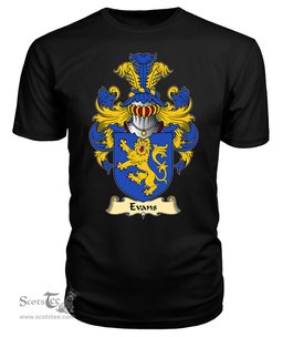 ScotsTee Evans (Wales) Coat Of Arms Family Crest England V23 T Shirt
