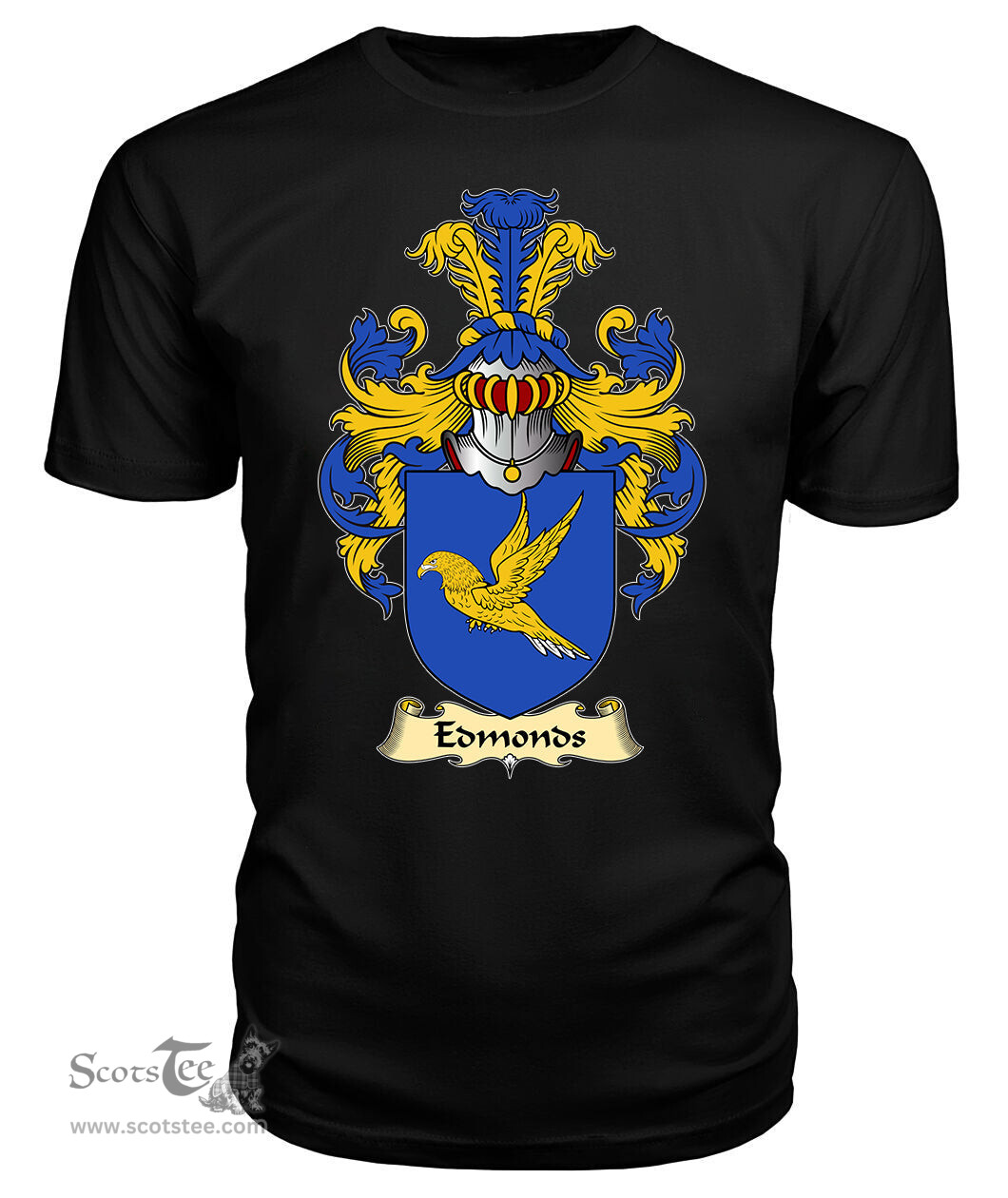 ScotsTee Edmonds Coat Of Arms Family Crest England V23 T Shirt