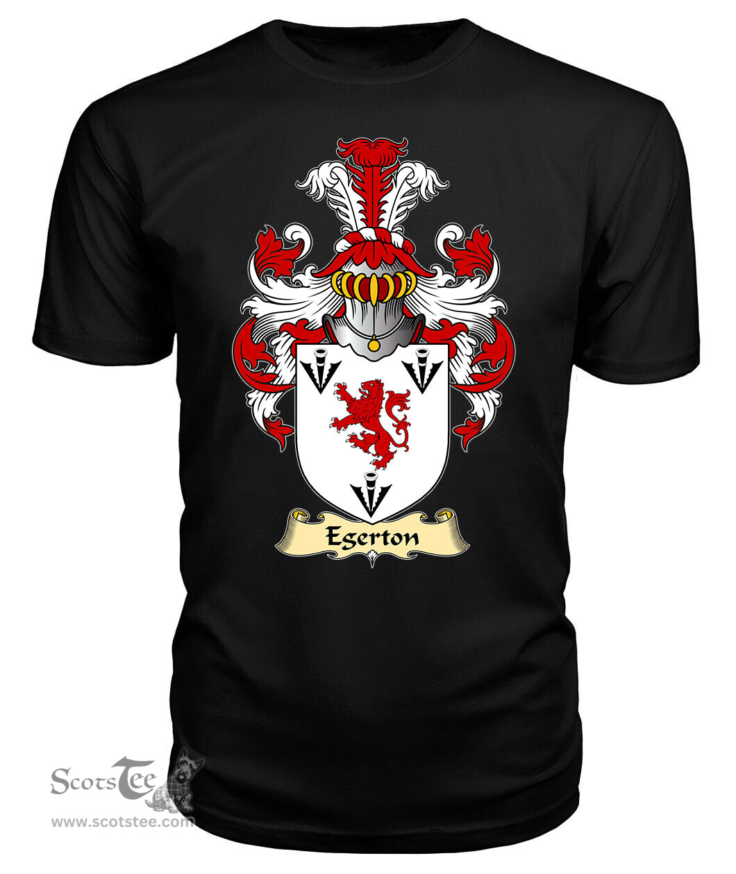 ScotsTee Egerton Coat Of Arms Family Crest England V23 T Shirt