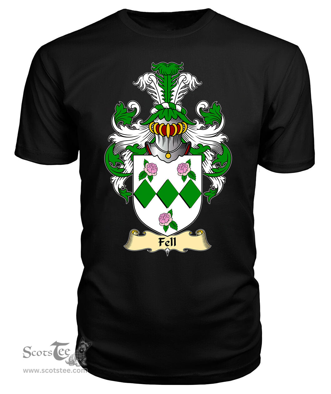 ScotsTee Fell Coat Of Arms Family Crest England V23 T Shirt