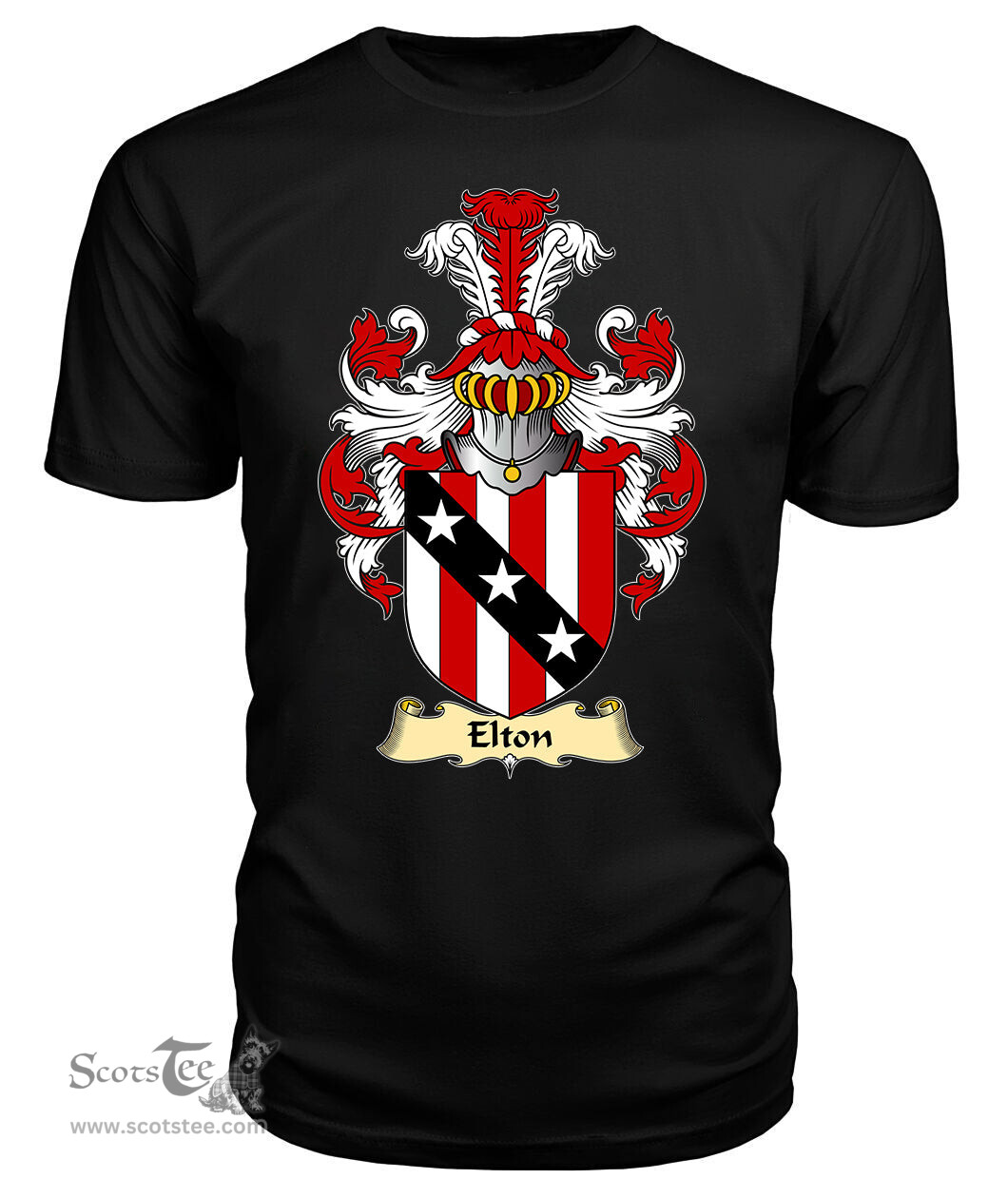 ScotsTee Elton Coat Of Arms Family Crest England V23 T Shirt