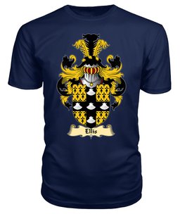 ScotsTee Ellis Coat Of Arms Family Crest England V23 T Shirt