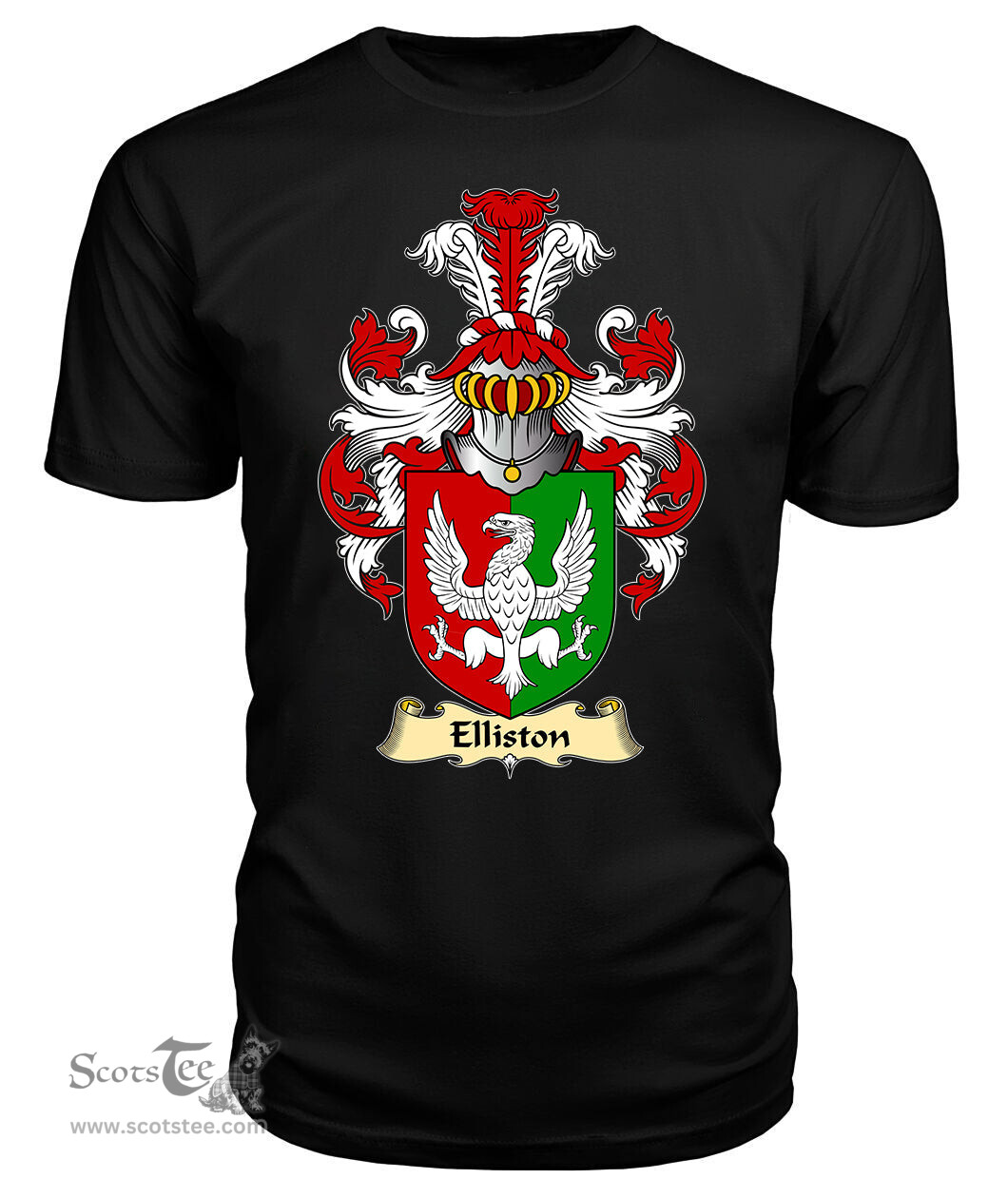 ScotsTee Elliston Coat Of Arms Family Crest England V23 T Shirt