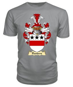 ScotsTee Flanders Coat Of Arms Family Crest England V23 T Shirt