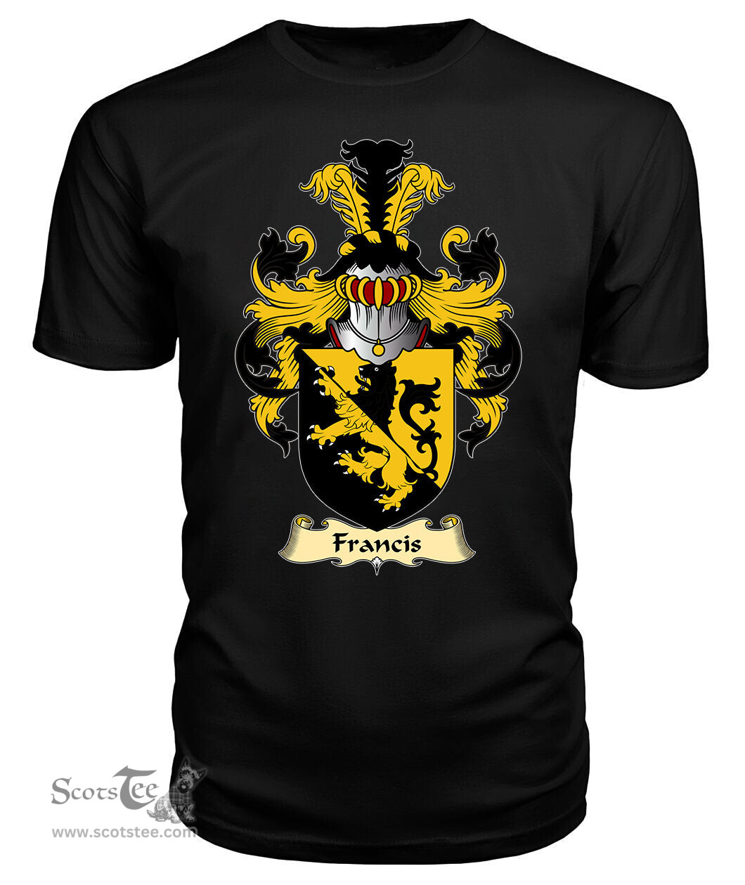 ScotsTee Francis Coat Of Arms Family Crest England V23 T Shirt