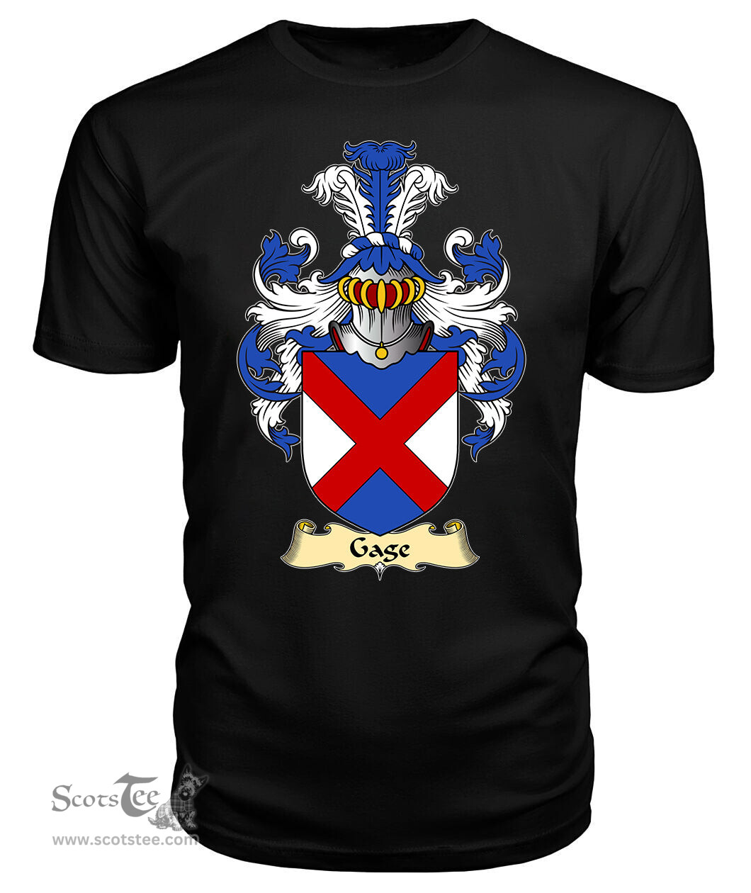 ScotsTee Gage Coat Of Arms Family Crest England V23 T Shirt