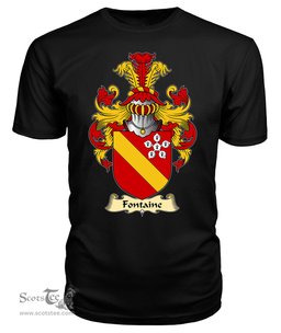 ScotsTee Fontaine Coat Of Arms Family Crest England V23 T Shirt