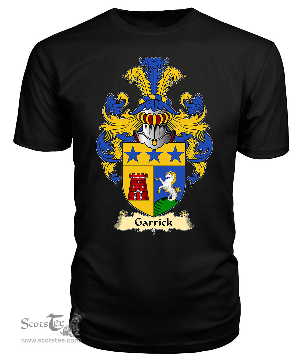 ScotsTee Garrick Coat Of Arms Family Crest England V23 T Shirt