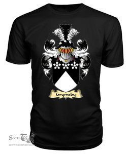 ScotsTee Grymsby Coat Of Arms Family Crest England V23 T Shirt