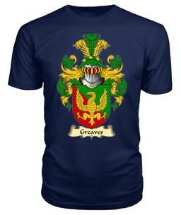 ScotsTee Greaves Coat Of Arms Family Crest England V23 T Shirt