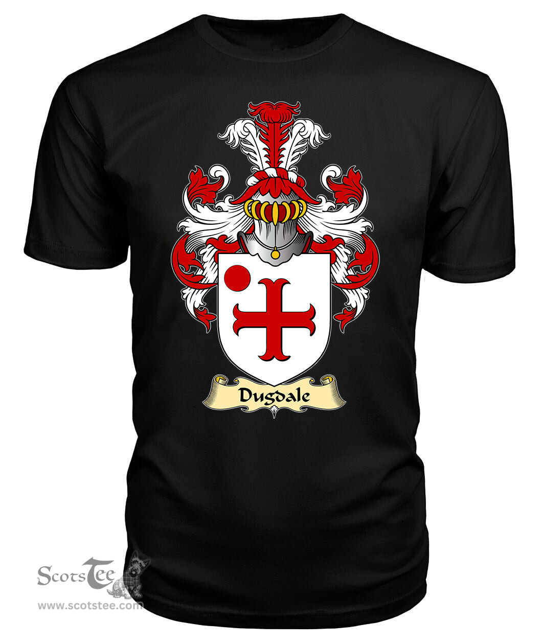 ScotsTee Dugdale Coat Of Arms Family Crest England V23 T Shirt