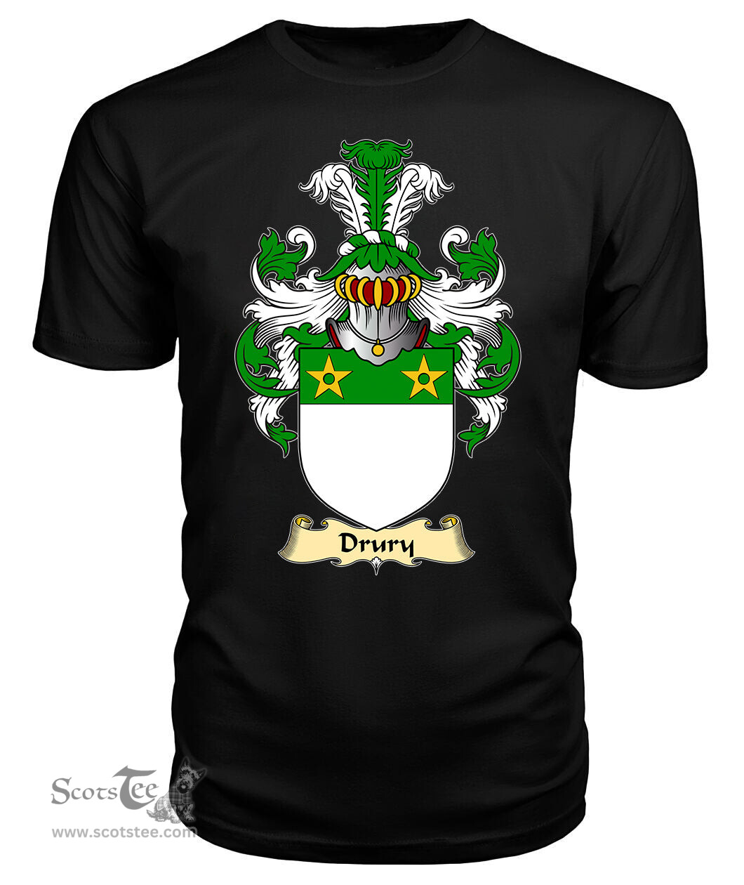 ScotsTee Drury Coat Of Arms Family Crest England V23 T Shirt