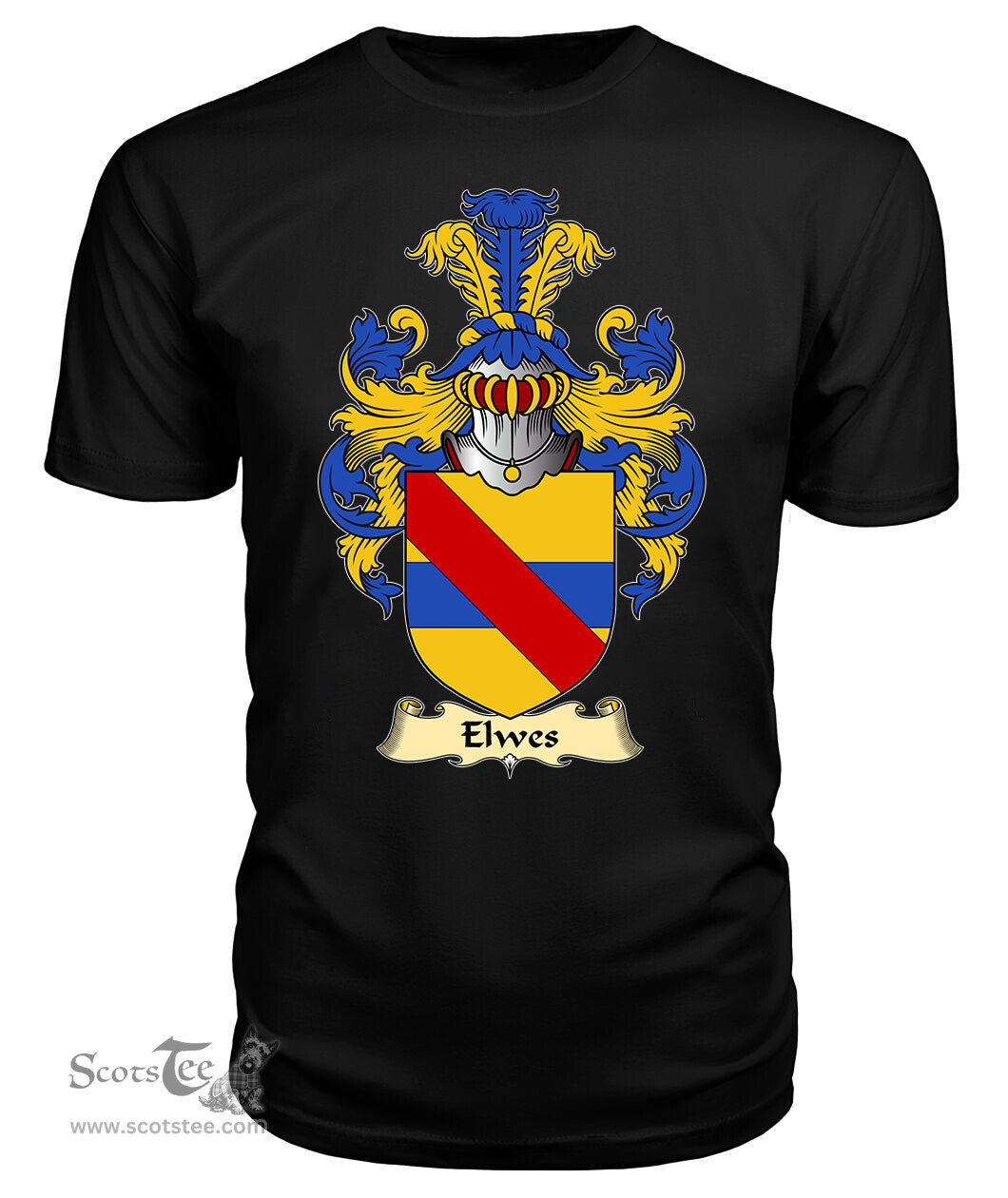 ScotsTee Elwes Coat Of Arms Family Crest England V23 T Shirt