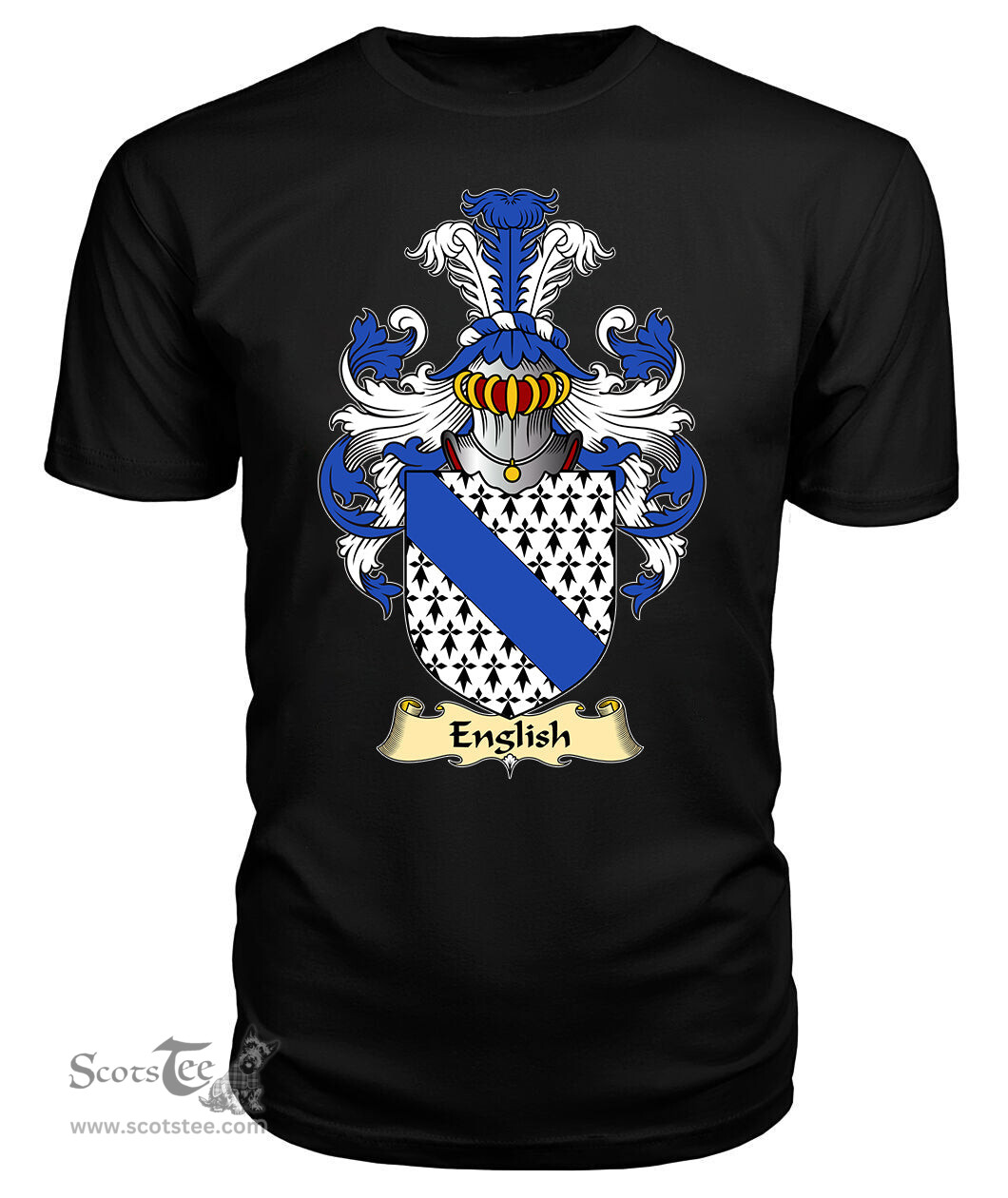 ScotsTee English Coat Of Arms Family Crest England V23 T Shirt