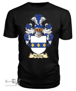 ScotsTee Fielding Coat Of Arms Family Crest England V23 T Shirt
