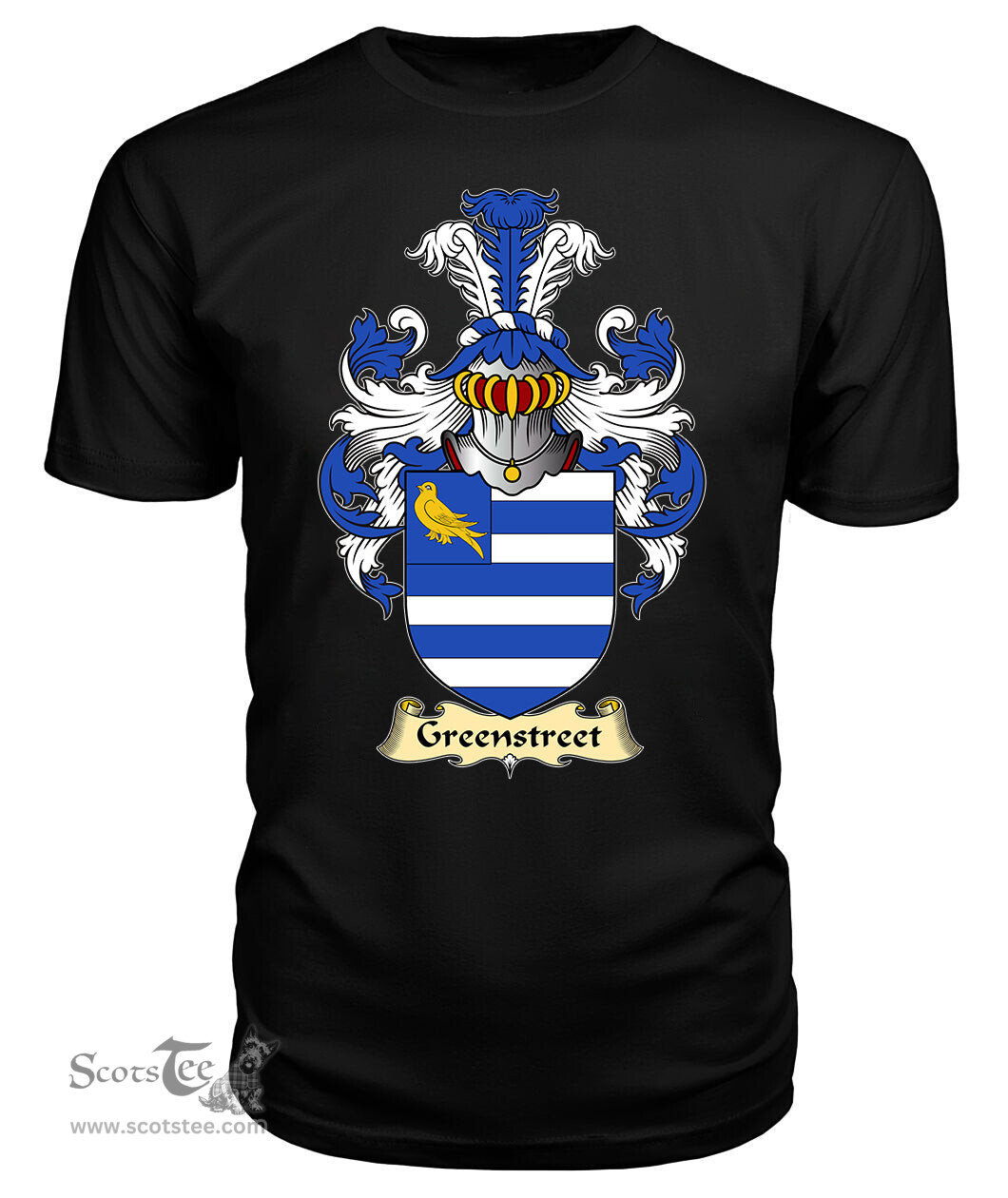 ScotsTee Greenstreet Coat Of Arms Family Crest England V23 T Shirt