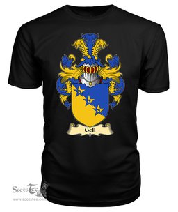 ScotsTee Gell Coat Of Arms Family Crest England V23 T Shirt
