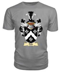 ScotsTee Fish Coat Of Arms Family Crest England V23 T Shirt