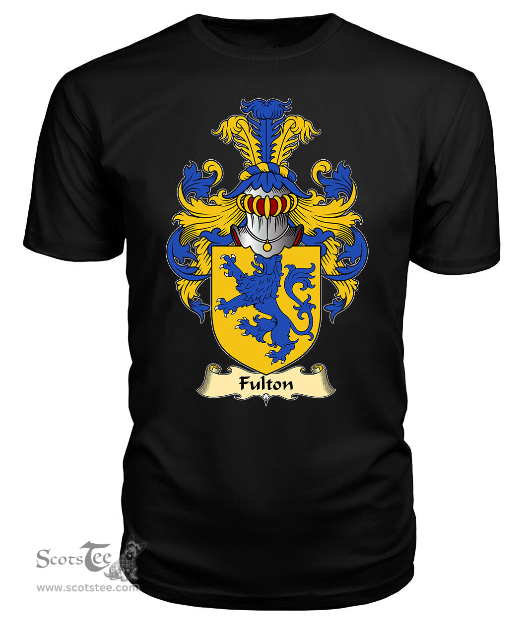 ScotsTee Fulton Coat Of Arms Family Crest England V23 T Shirt