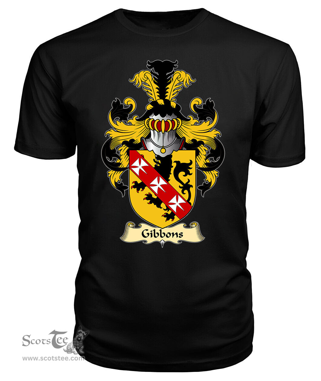 ScotsTee Gibbons Coat Of Arms Family Crest England V23 T Shirt