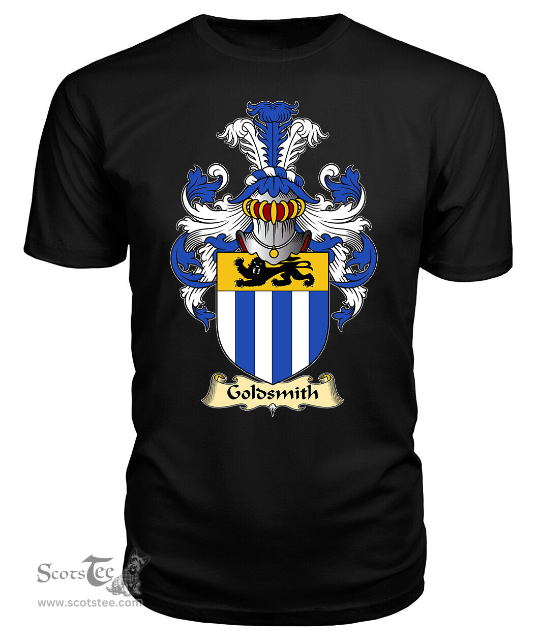 ScotsTee Goldsmith Coat Of Arms Family Crest England V23 T Shirt