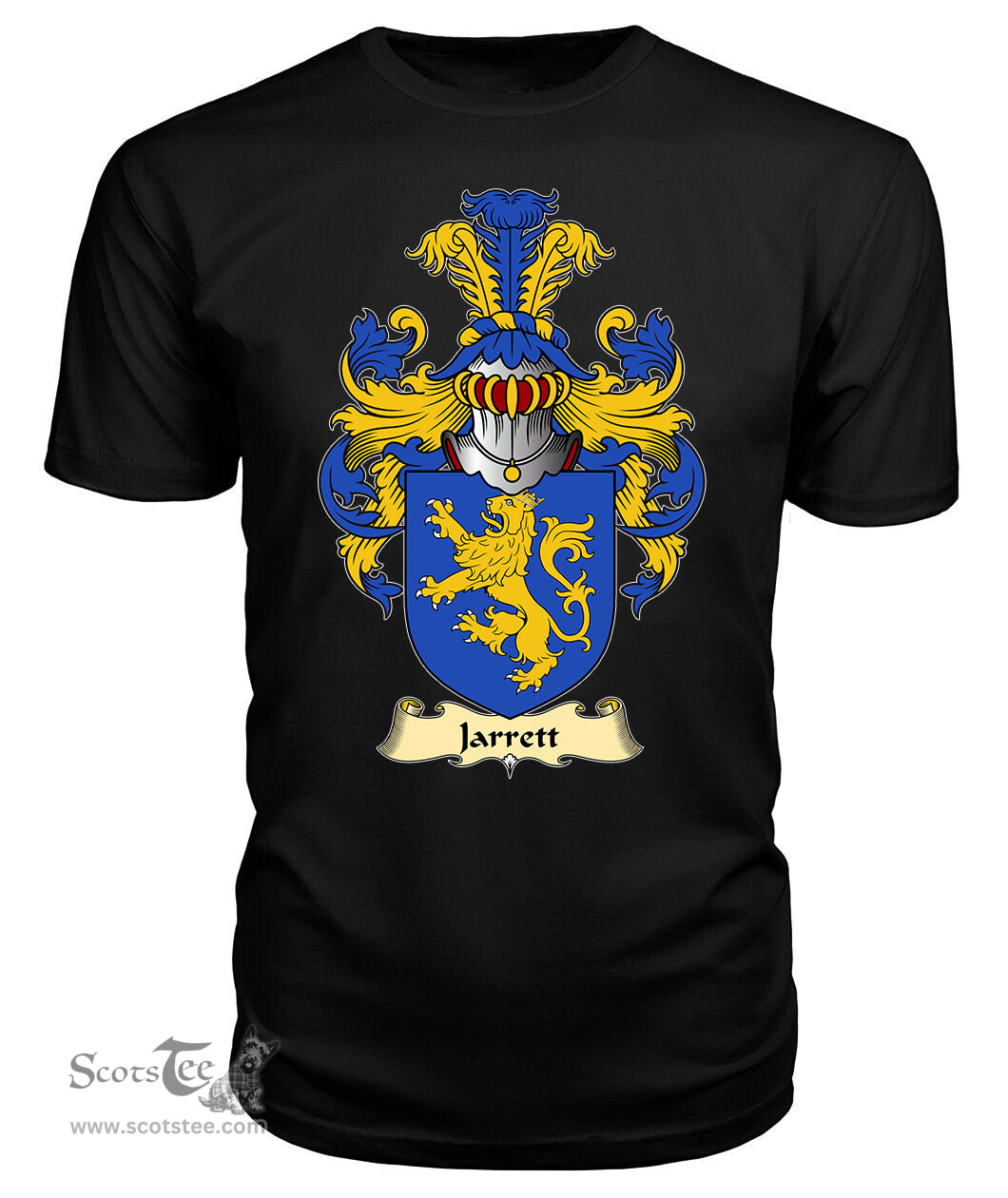 ScotsTee Jarrett Coat Of Arms Family Crest England V23 T Shirt