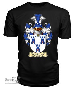 ScotsTee Havilland Coat Of Arms Family Crest England V23 T Shirt
