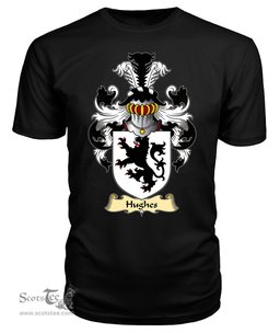 ScotsTee Hughes (Wales) Coat Of Arms Family Crest England V23 T Shirt