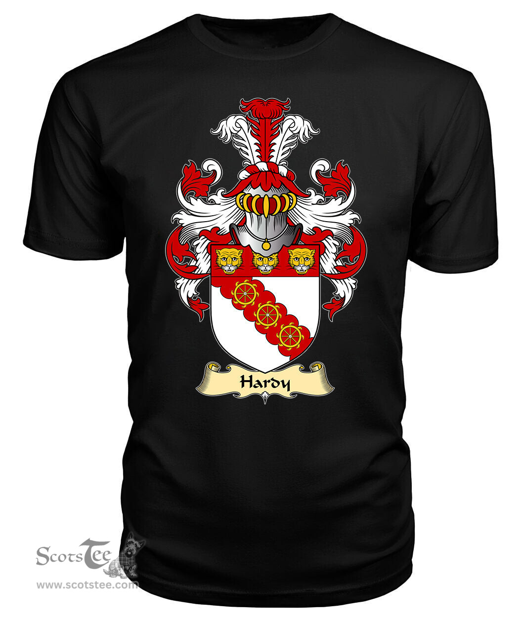 ScotsTee Hardy Coat Of Arms Family Crest England V23 T Shirt