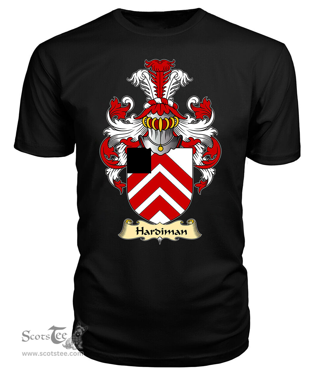 ScotsTee Hardiman Coat Of Arms Family Crest England V23 T Shirt