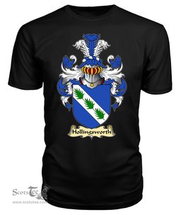 ScotsTee Hollingsworth Coat Of Arms Family Crest England V23 T Shirt