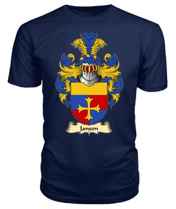 ScotsTee Janson Coat Of Arms Family Crest England V23 T Shirt