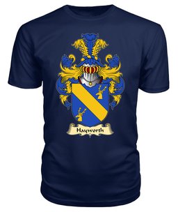 ScotsTee Haworth or Hayworth Coat Of Arms Family Crest England V23 T Shirt