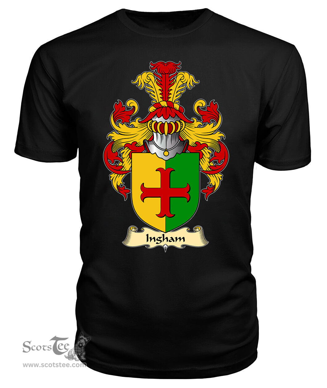 ScotsTee Ingham Coat Of Arms Family Crest England V23 T Shirt