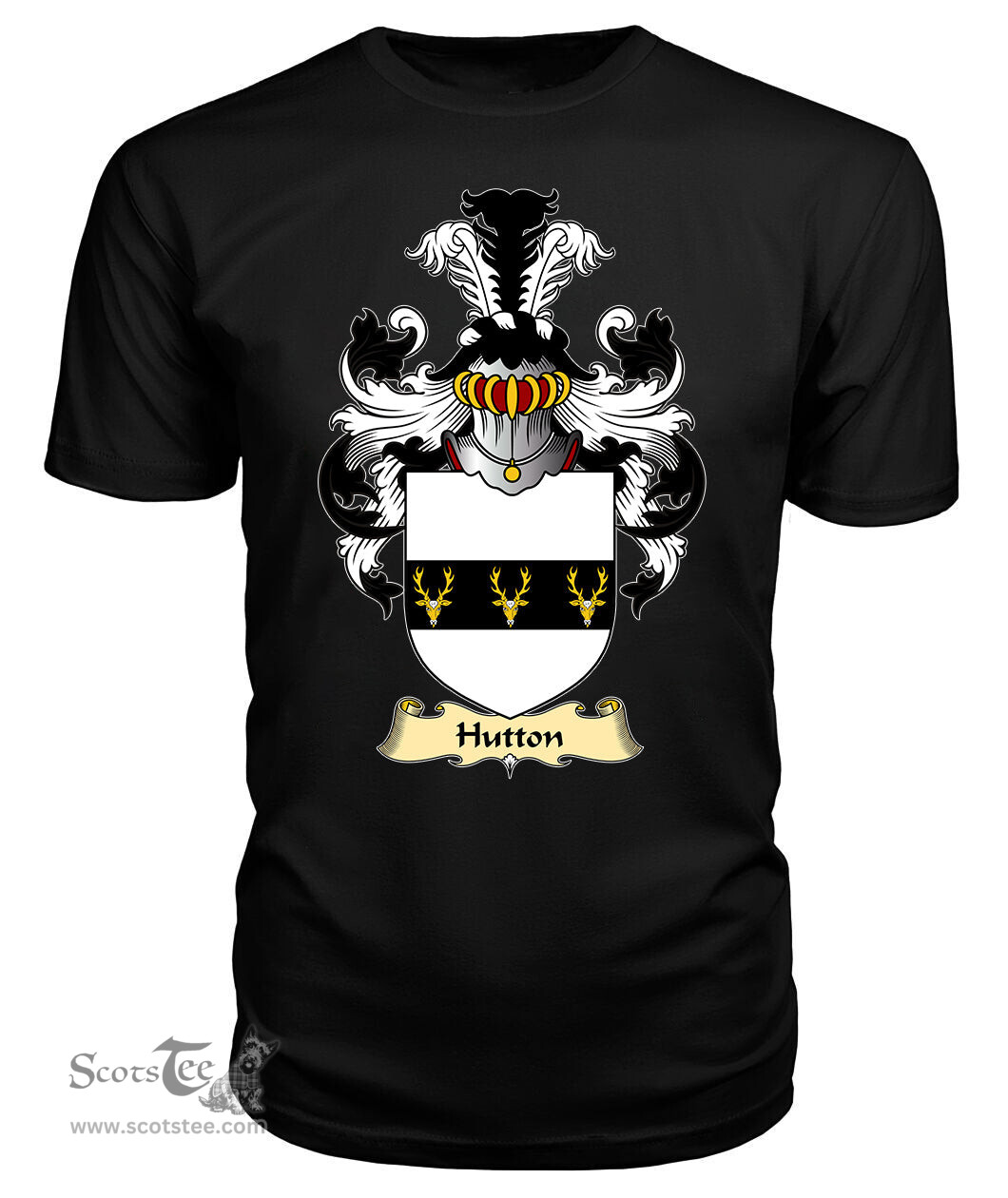 ScotsTee Hutton I Coat Of Arms Family Crest England V23 T Shirt