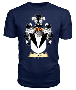ScotsTee Halls Coat Of Arms Family Crest England V23 T Shirt