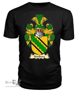 ScotsTee Hanbury Coat Of Arms Family Crest England V23 T Shirt