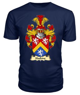 ScotsTee Haskins Coat Of Arms Family Crest England V23 T Shirt