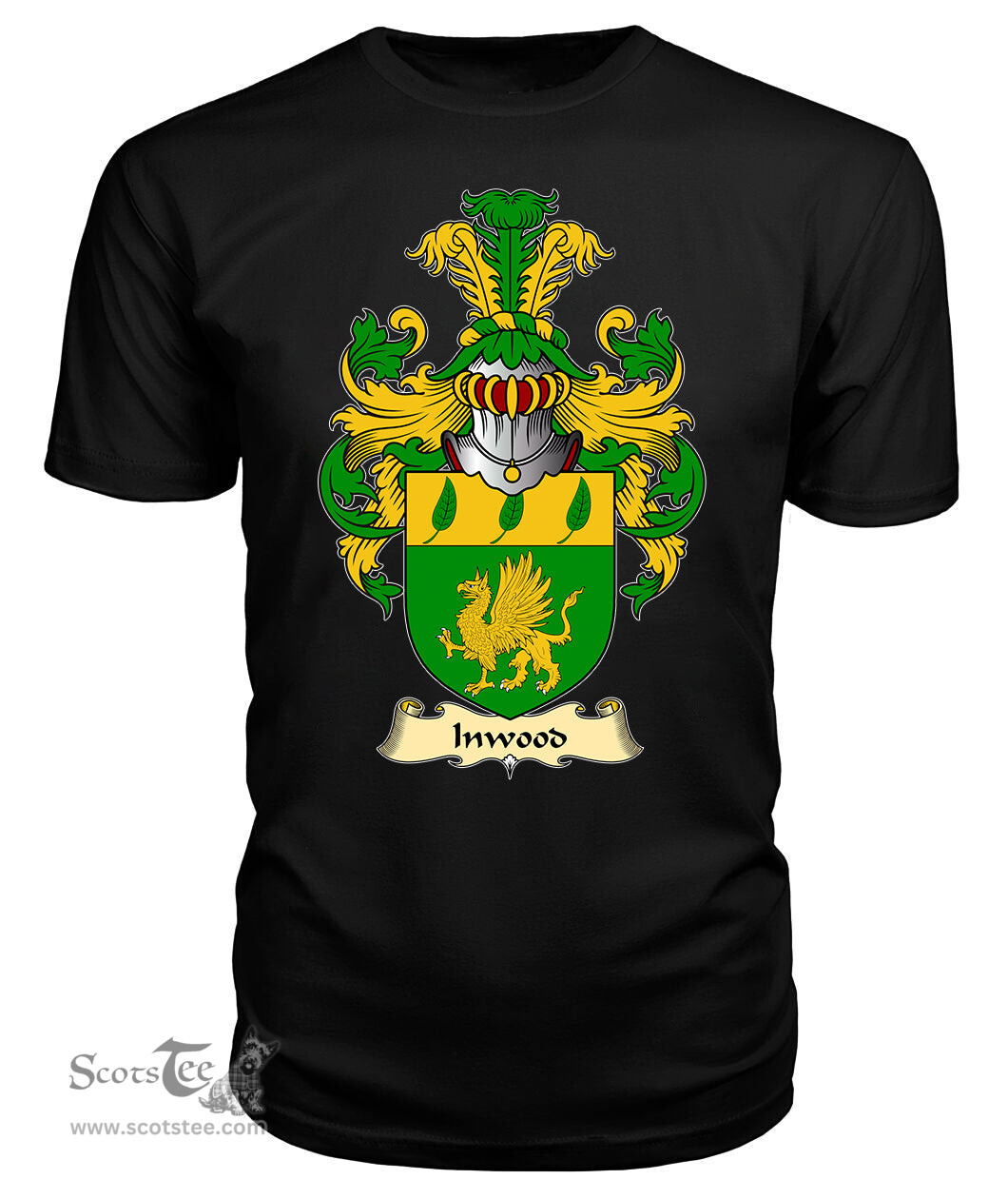 ScotsTee Inwood Coat Of Arms Family Crest England V23 T Shirt