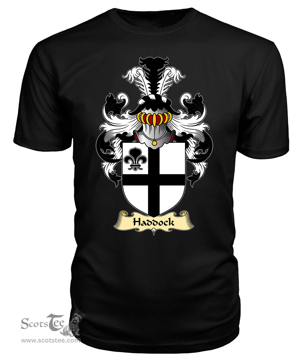 ScotsTee Haddock Coat Of Arms Family Crest England V23 T Shirt