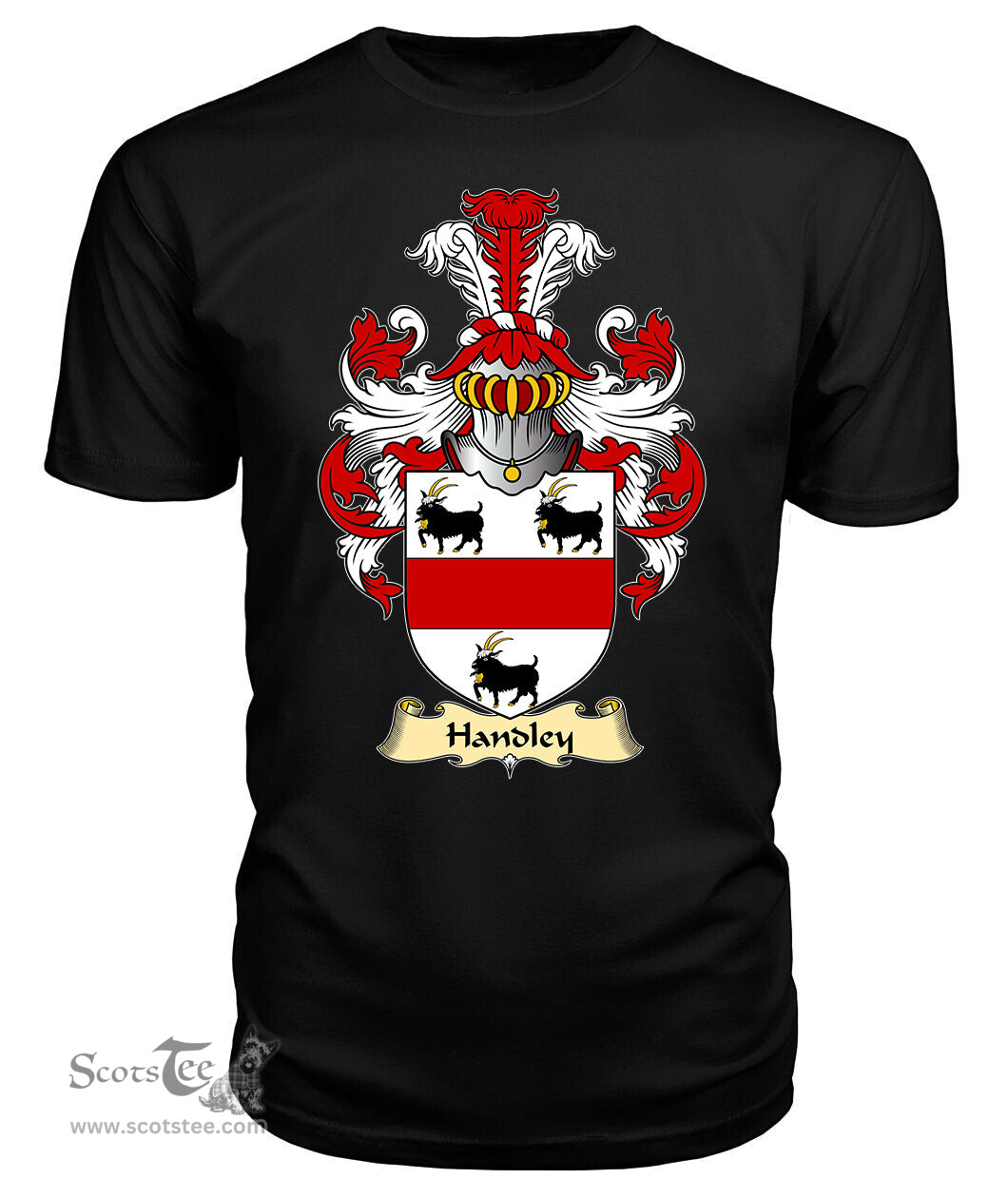 ScotsTee Handley Coat Of Arms Family Crest England V23 T Shirt