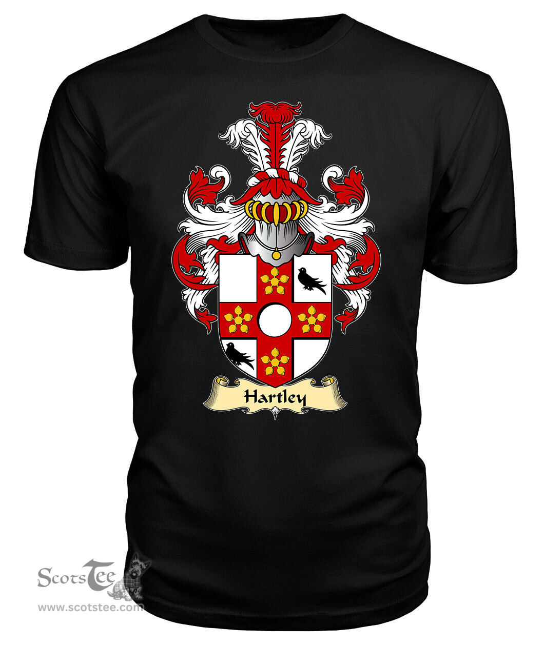 ScotsTee Hartley Coat Of Arms Family Crest England V23 T Shirt