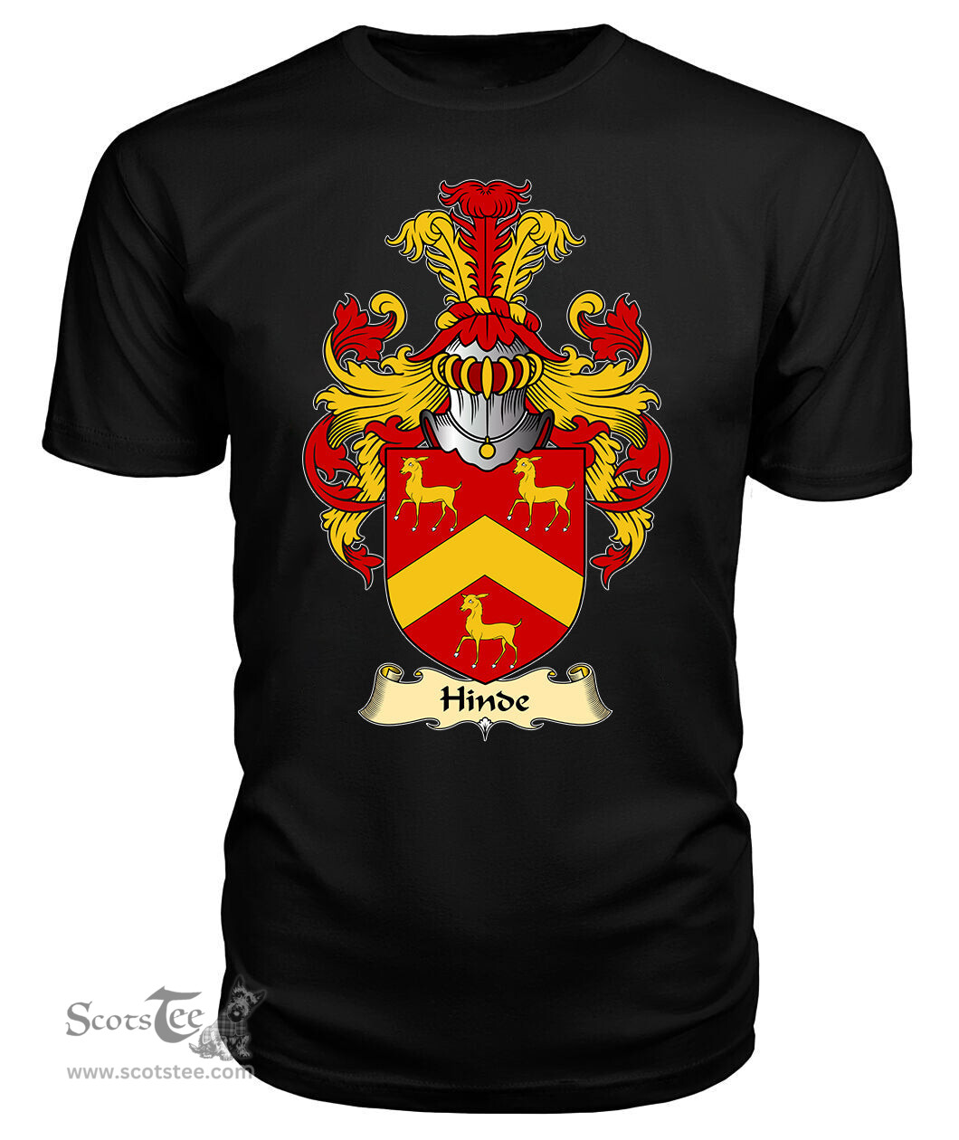 ScotsTee Hind (e) Coat Of Arms Family Crest England V23 T Shirt